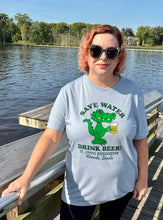 Load image into Gallery viewer, NEW! Save Water, Drink Beer T-shirt ($25 Suggested Donation)