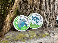 Load image into Gallery viewer, NEW! Save Our Grasses Stickers ($3 Suggested Donation)