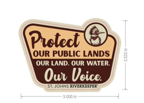 NEW! Protect our Public Lands Sticker ($3 Suggested Donation)